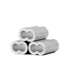  Rigging 8-shaped Aluminum Sleeve Double Hole Aluminum Sleeve for Wire Rope 