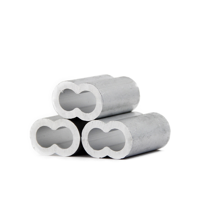  Rigging 8-shaped Aluminum Sleeve Double Hole Aluminum Sleeve for Wire Rope 