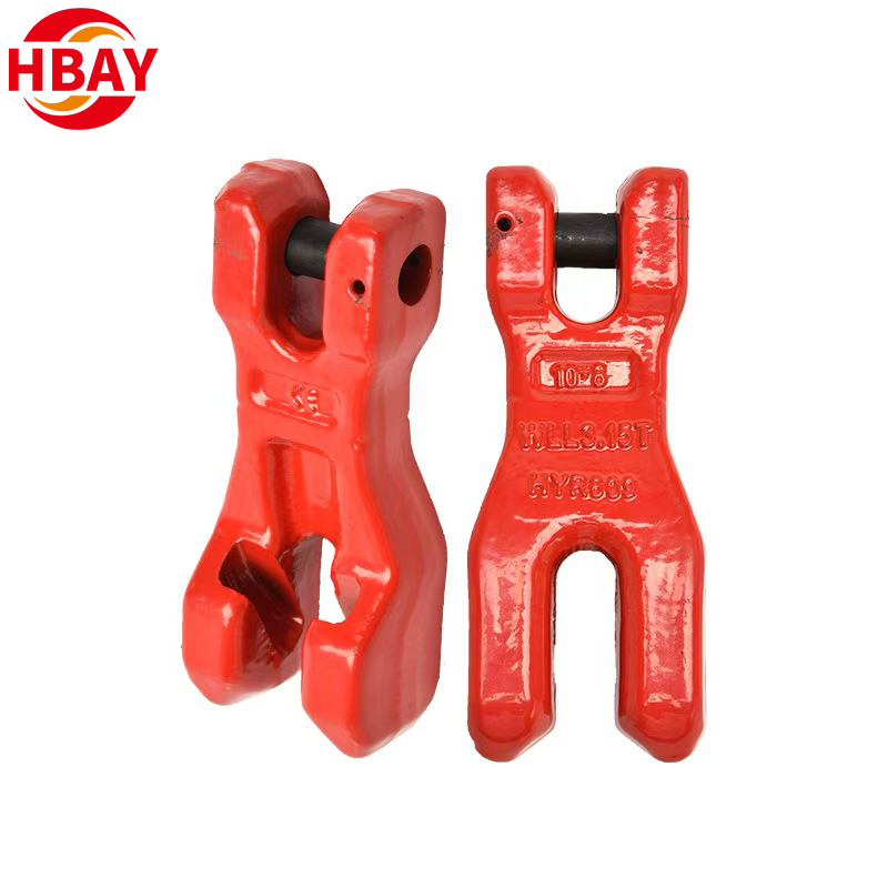 G80 Clevis Chain Shortening Clutch Clevis Chain Clutch with Safety Pin for Adjust Chain Length