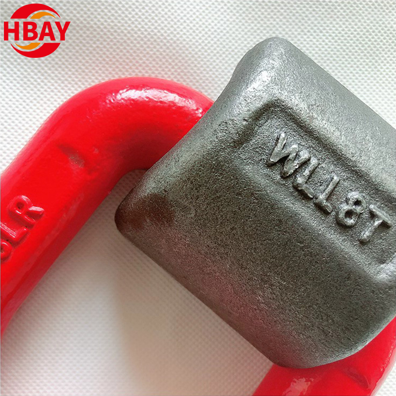 Manufacturer Grade 80 Welded D-ring 8T Mining Ring for Lifting