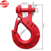 Off-Road Forged Steel Quick Winch Hook Lifting Sling Hook for Car Towing Accessory