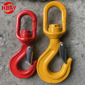 red swivel lifting hook