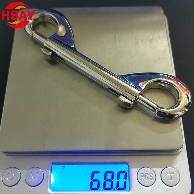 304 Stainless Steel Double Ended Bolt Snap Hooks for Dog Leash