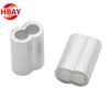  Rigging 8-shaped Aluminum Sleeve Double Hole Aluminum Sleeve for Wire Rope 