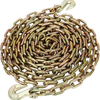 G70 Transport Binder Chain Link Chain with Clevis/Eye Grab Hooks Galvanized Welded Chain