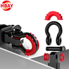 Off-road Vehicle Towing Shackle Hitch Receiver Kit Hitch With 3/4 Bow Towing D Ring Shackle
