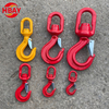 red swivel lifting hook
