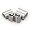  Rigging 8-shaped Aluminum Sleeve Double Hole Aluminum Sleeve for Wire Rope 