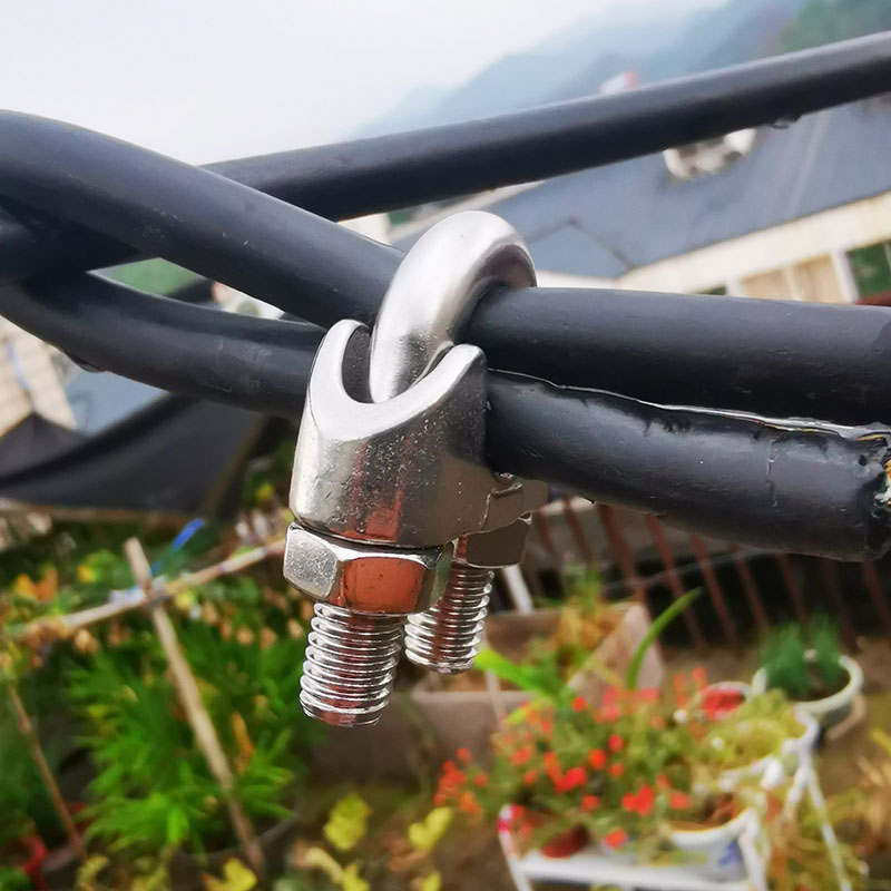 fastener wire rope clamp