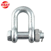 Rigging G2150 Drop Forged US Type Dee Shackle with Safety Bolt Pin