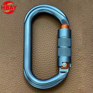 25KN gro&szlig;er Karabiner, ovaler Karabiner, Kletterstahl-Karabinerhaken, Clip-Schnalle