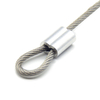  Rigging 8-shaped Aluminum Sleeve Double Hole Aluminum Sleeve for Wire Rope 