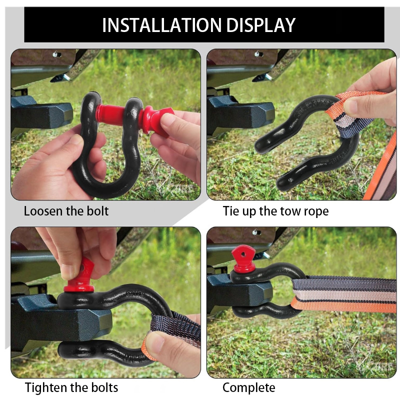 off-road shackle use method