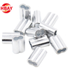  Rigging 8-shaped Aluminum Sleeve Double Hole Aluminum Sleeve for Wire Rope 