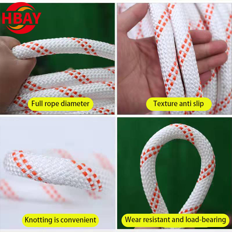 Polyester Ropes Climbing Rope Outdoor Rescue Safety Rope