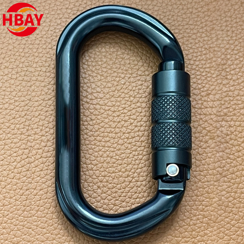 25KN Large Carabiner Oval Carabiner Climbing Steel Snap Hook Clip Buckle