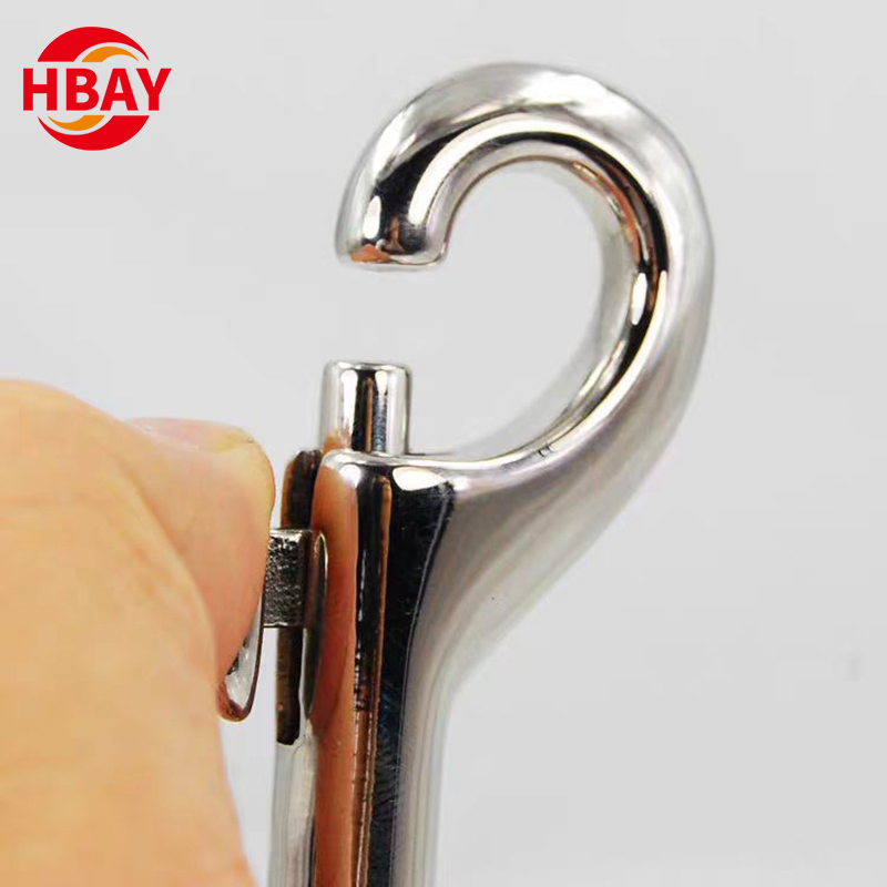 304 Stainless Steel Double Ended Bolt Snap Hooks for Dog Leash