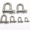Rigging Stainless Steel D Type Shackles G210 Pin Chain Dee Shackle for Mining Lifting 