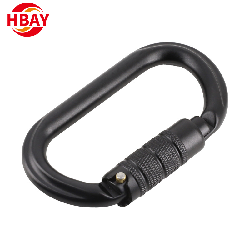25KN Large Carabiner Oval Carabiner Climbing Steel Snap Hook Clip Buckle