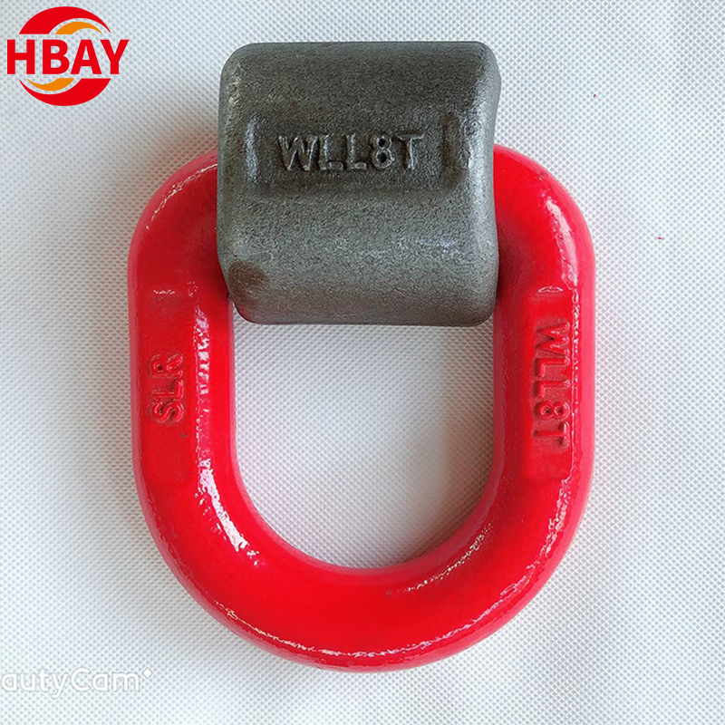 Manufacturer Grade 80 Welded D-ring 8T Mining Ring for Lifting