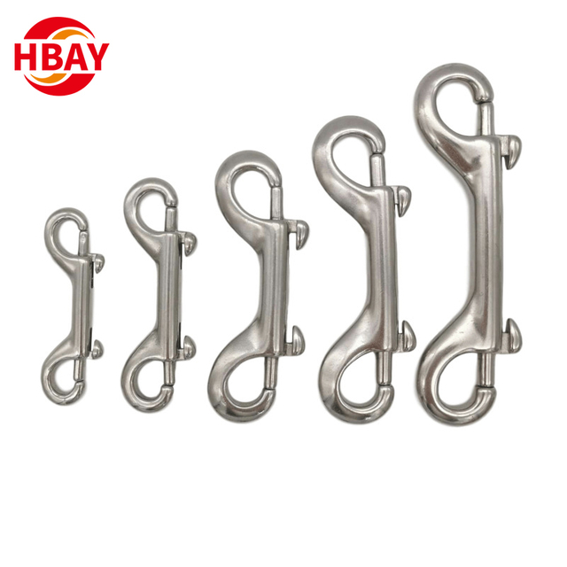 304 Stainless Steel Double Ended Bolt Snap Hooks for Dog Leash