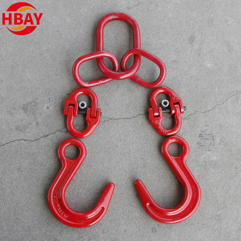 Industrial G80 Alloy Steel Opening Lifting Hook Clevis Slip Hook for Lifting Slings