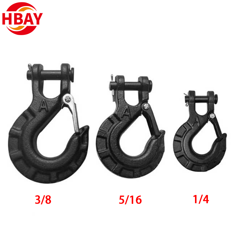 Off-Road Forged Steel Quick Winch Hook Lifting Sling Hook for Car Towing Accessory