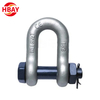 Rigging G2150 Drop Forged US Type Dee Shackle with Safety Bolt Pin