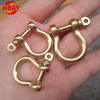 Solid Brass Clasps Brass Horseshoe Buckle D Type Copper Shackle DIY Leather Accessories 