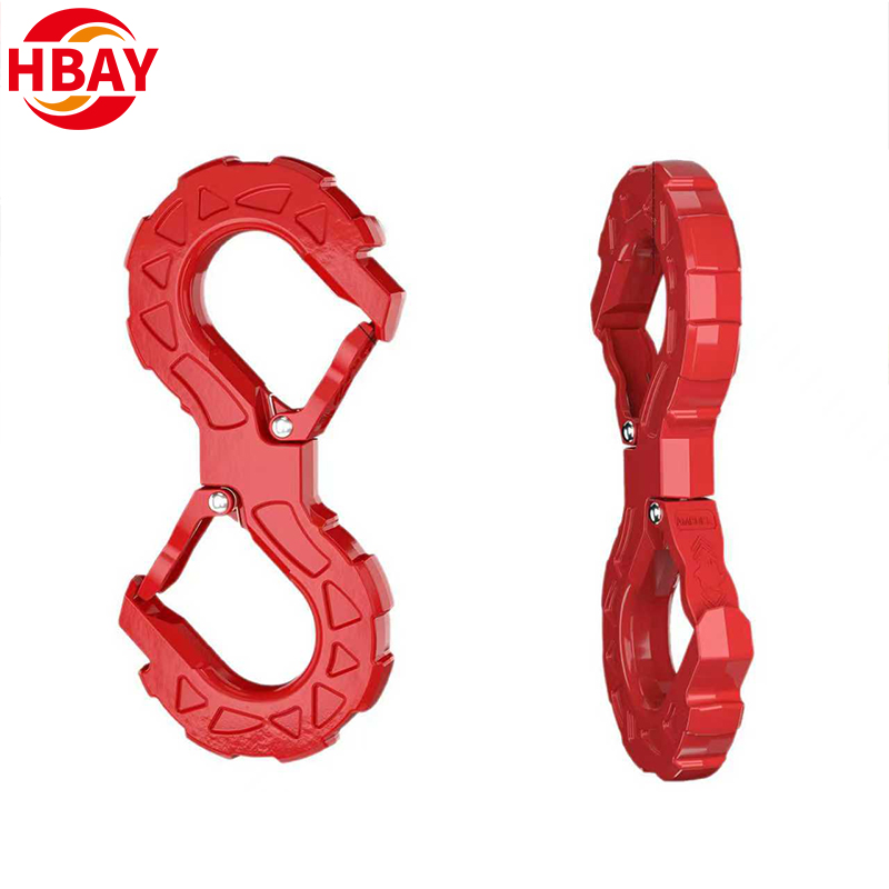 Recovery Tow Hook S-Shaped Auto Trailer Shackle Winch Hook for Off-Road Trailer Towing Hook