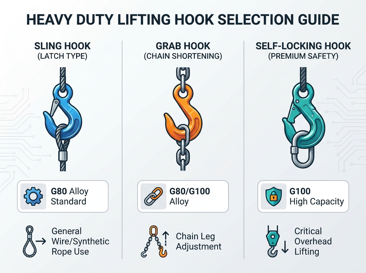 heavy duty lifting hook