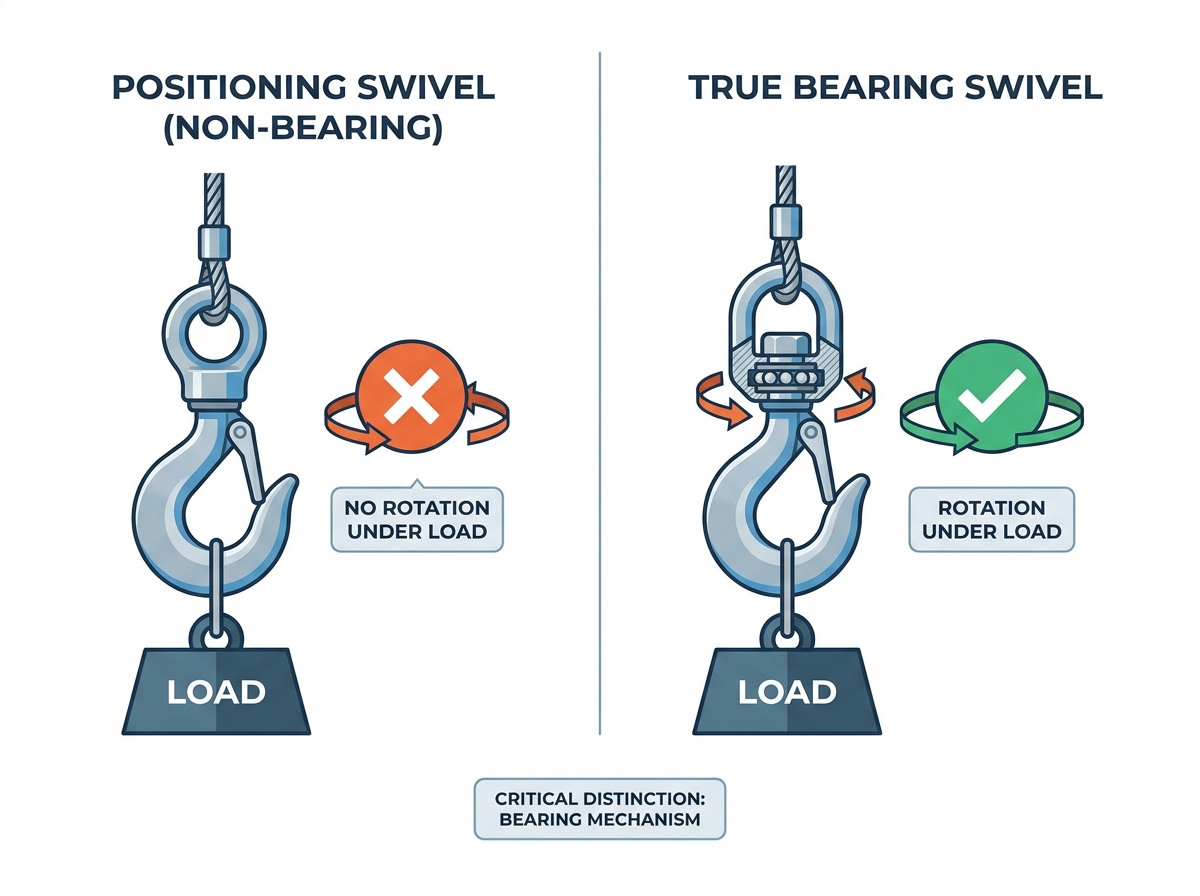 Swivel Hook Operation in Lift Plan